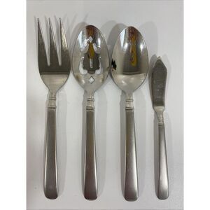 SET VTG JA HENCKELS INTERNATIONAL 18/10 Serving Pieces Spoon Fork Butter EARL